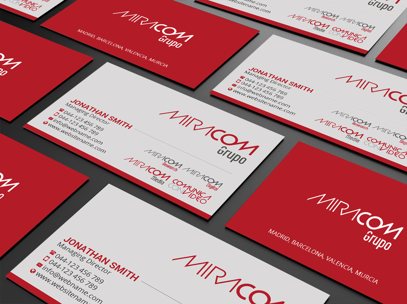 Diseño de Tarjeta de Presentación por Creations Box 2015 para Open Circuit Television Producciones S.L. | Diseño #20359088