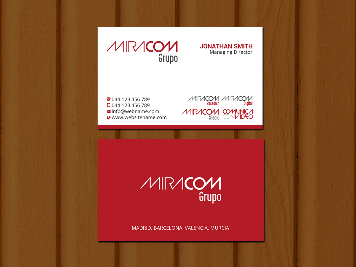 Business Card Design by Creations Box 2015 for Open Circuit Television Producciones S.L. | Design #20359099