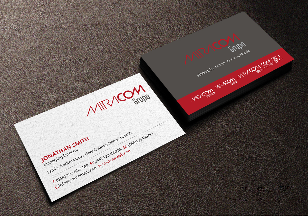 Diseño de Tarjeta de Presentación por Creations Box 2015 para Open Circuit Television Producciones S.L. | Diseño #20359103