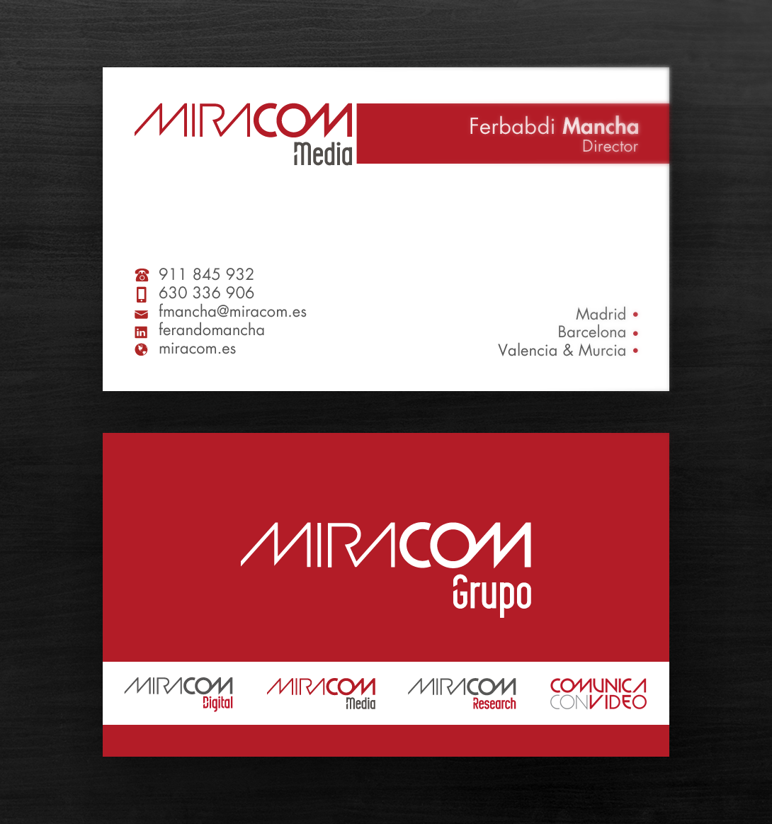 Diseño de Tarjeta de Presentación por Brand aid para Open Circuit Television Producciones S.L. | Diseño #20353071