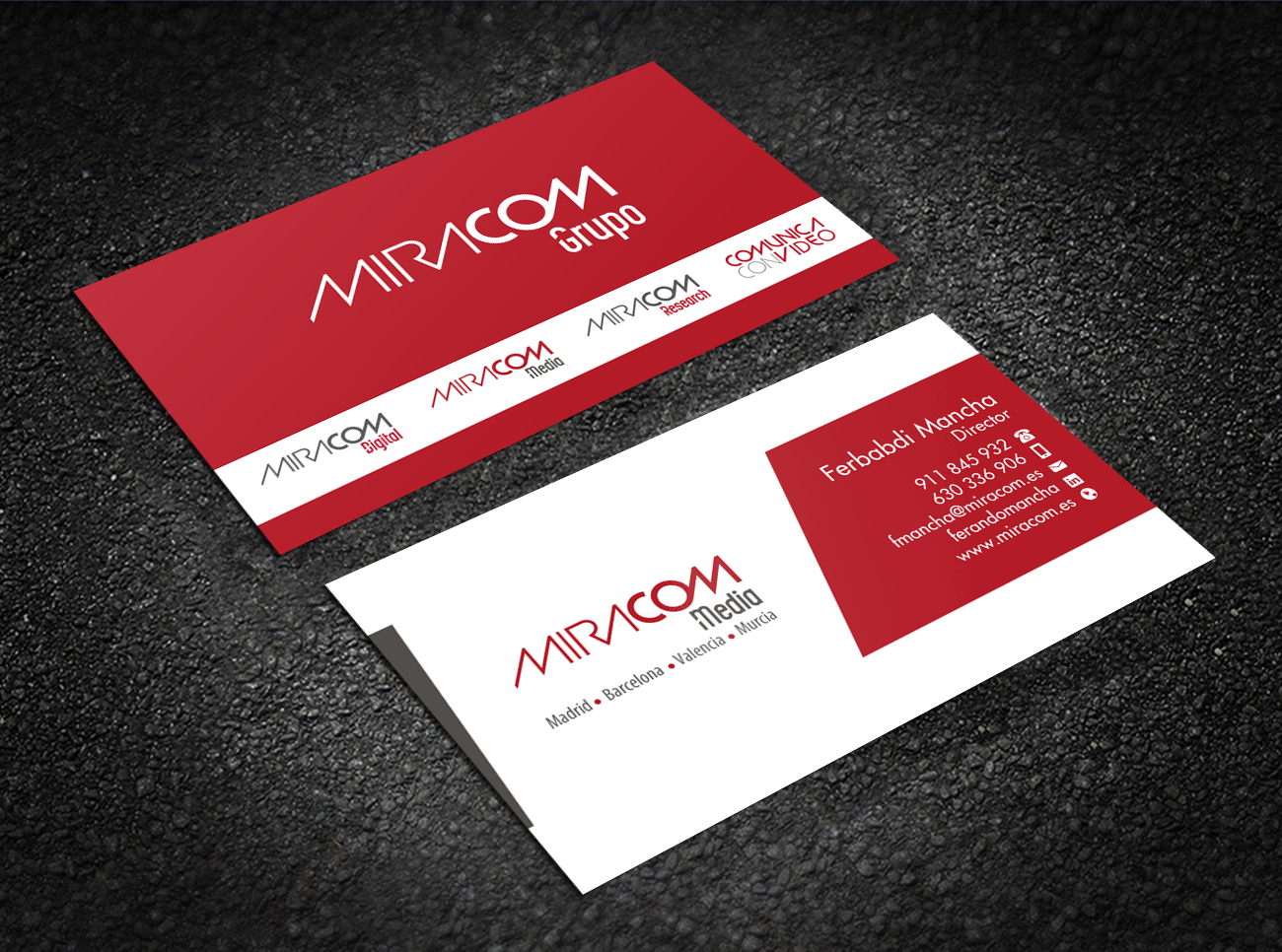 Diseño de Tarjeta de Presentación por Brand aid para Open Circuit Television Producciones S.L. | Diseño #20353072