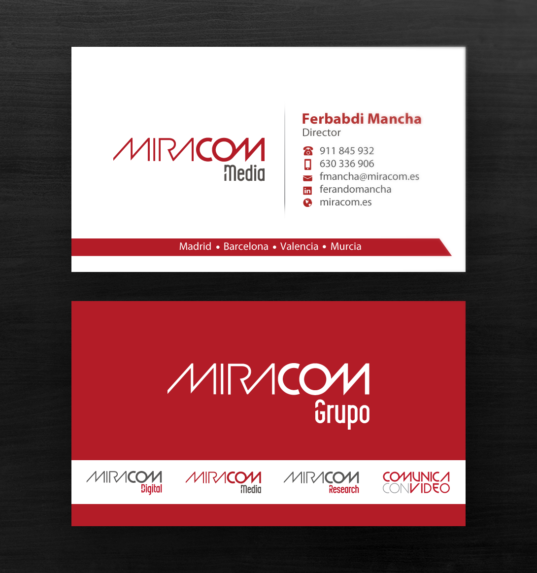 Diseño de Tarjeta de Presentación por Brand aid para Open Circuit Television Producciones S.L. | Diseño #20353073