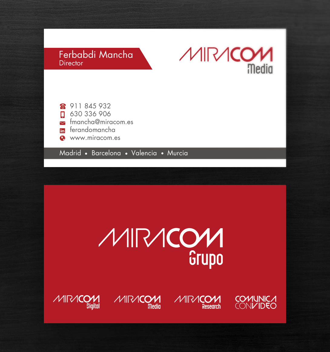 Business Card Design by Brand aid for Open Circuit Television Producciones S.L. | Design #20353077