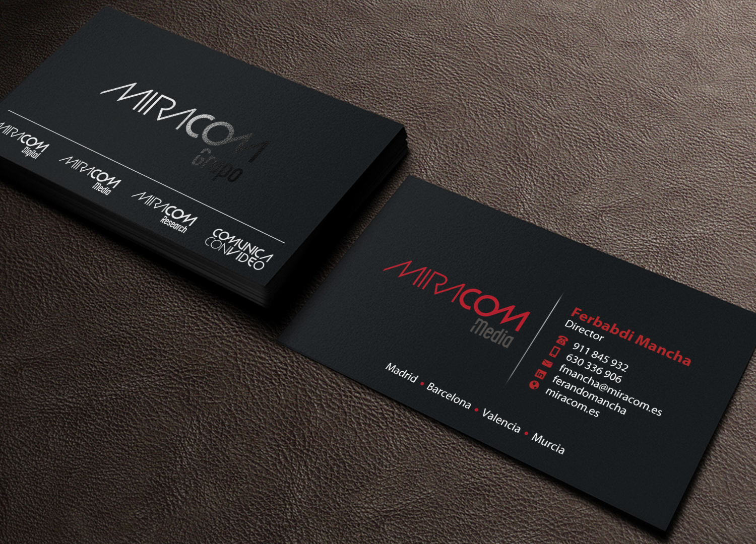 Business Card Design by Brand aid for Open Circuit Television Producciones S.L. | Design #20353082