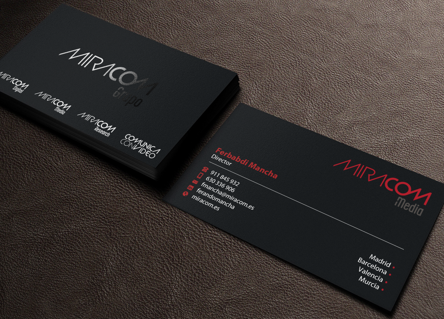 Business Card Design by Brand aid for Open Circuit Television Producciones S.L. | Design #20353083