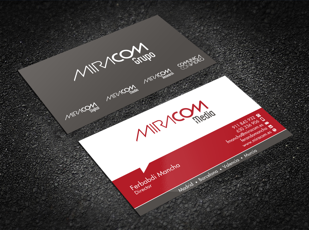 Diseño de Tarjeta de Presentación por Brand aid para Open Circuit Television Producciones S.L. | Diseño #20353085