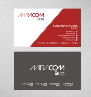 Business Card Design by chandrayaan.creative for Open Circuit Television Producciones S.L. | Design: #20350033