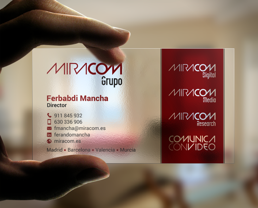 Business Card Design by chandrayaan.creative for Open Circuit Television Producciones S.L. | Design #20350034