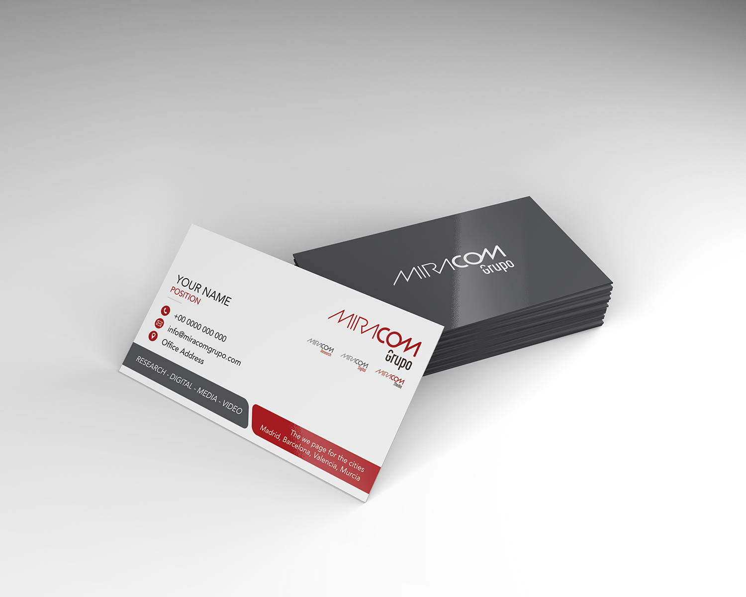 Diseño de Tarjeta de Presentación por dianpraditaputri para Open Circuit Television Producciones S.L. | Diseño #20396787