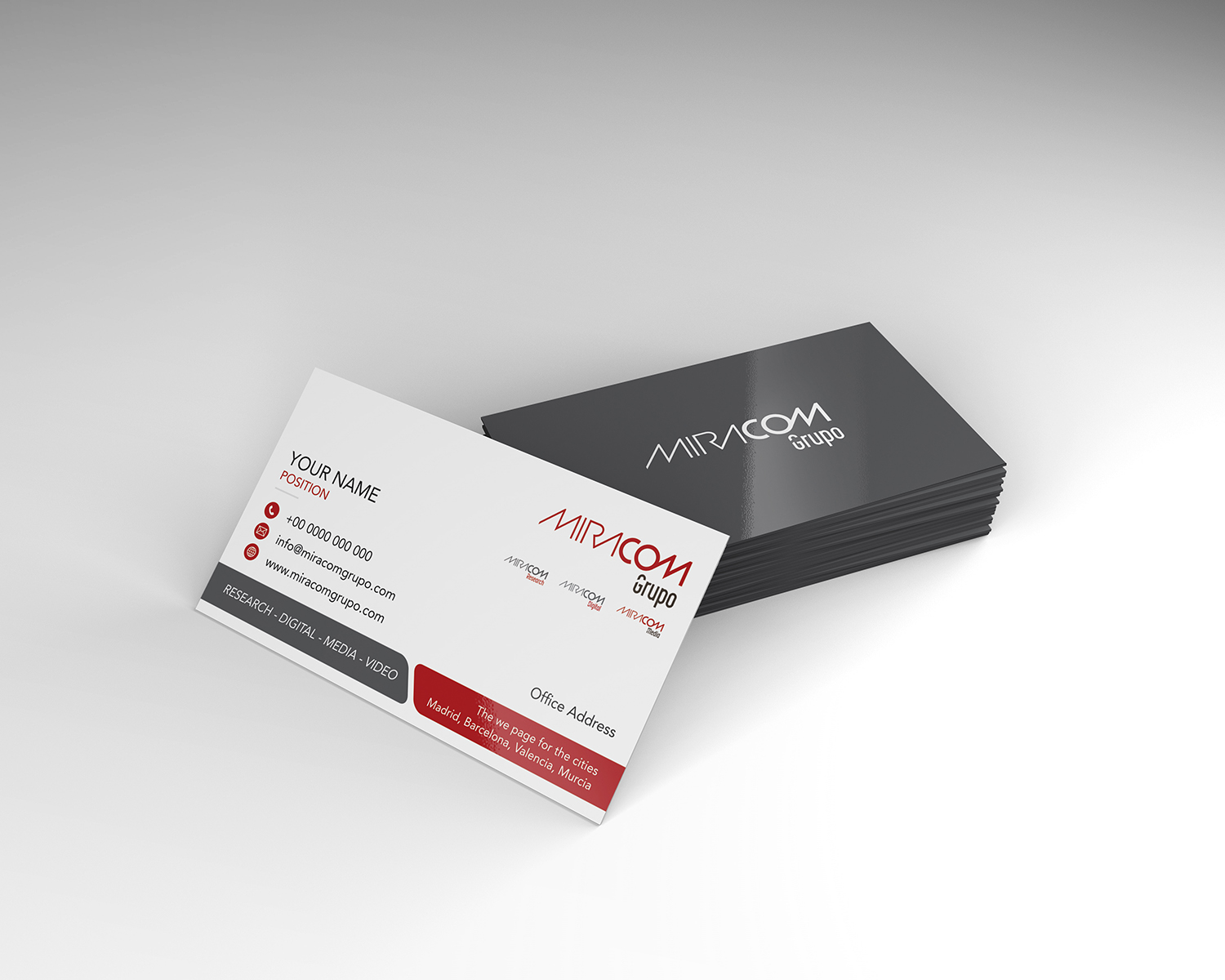 Diseño de Tarjeta de Presentación por dianpraditaputri para Open Circuit Television Producciones S.L. | Diseño #20396788