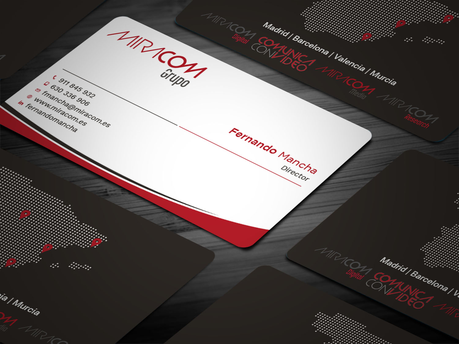 Diseño de Tarjeta de Presentación por Tripti Ranjan Gain para Open Circuit Television Producciones S.L. | Diseño #20347174