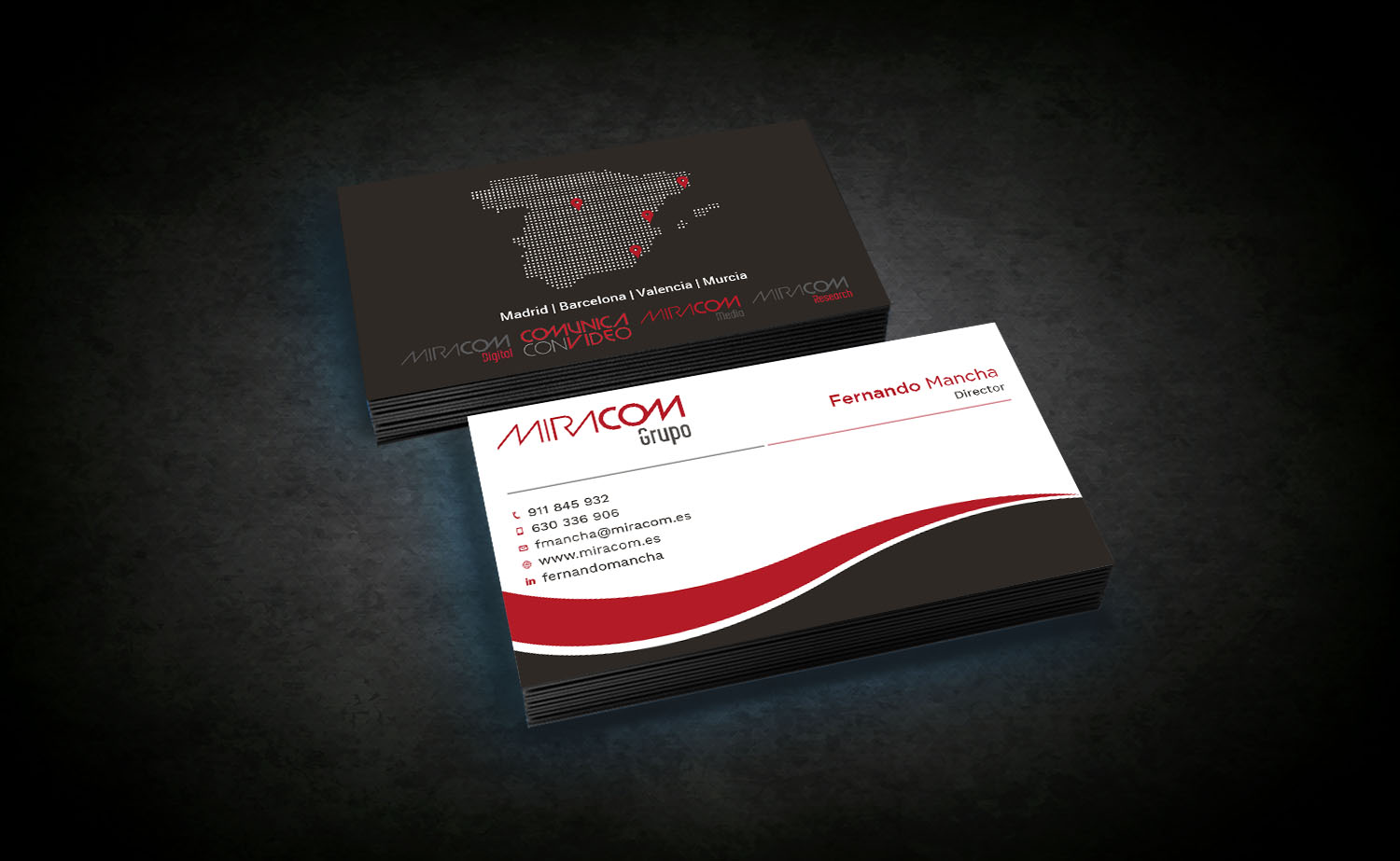 Diseño de Tarjeta de Presentación por Tripti Ranjan Gain para Open Circuit Television Producciones S.L. | Diseño #20347177