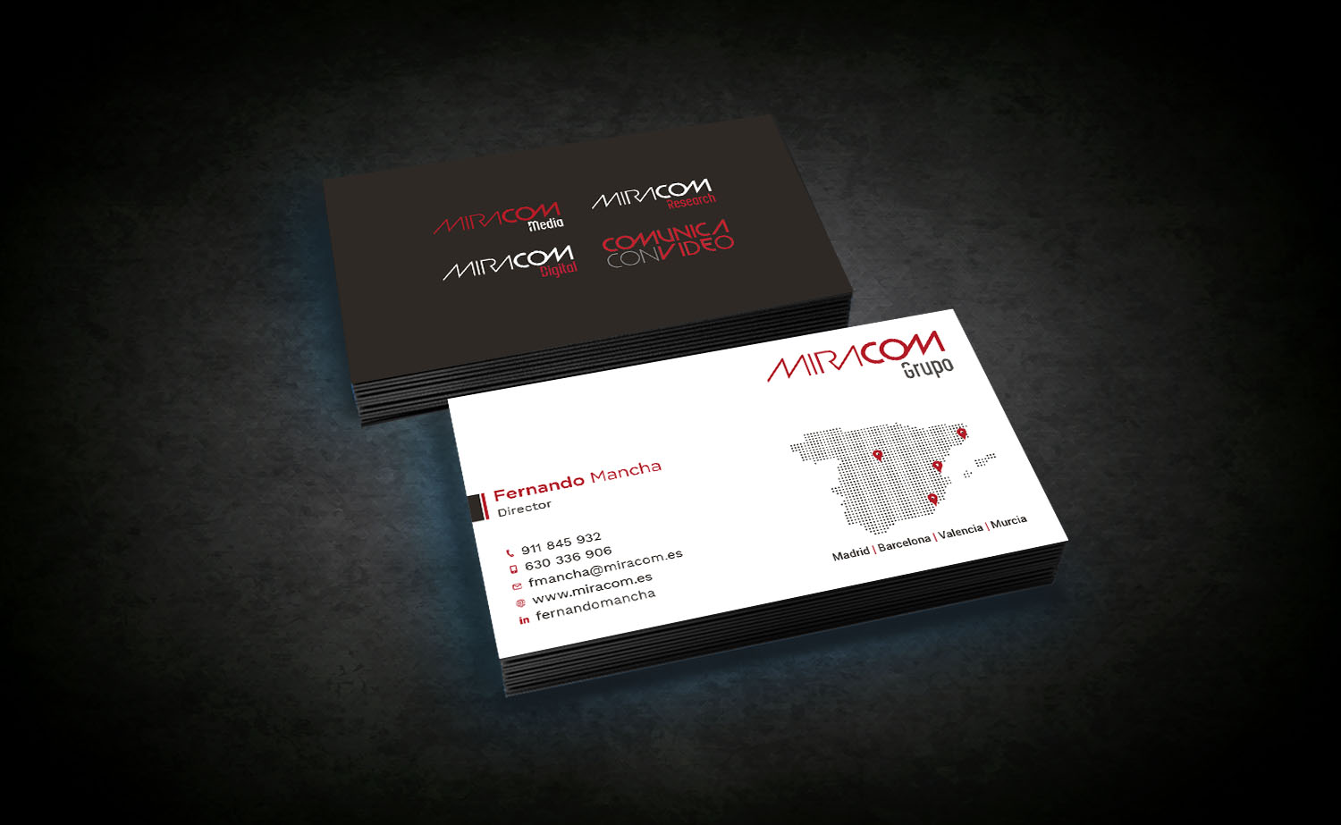 Diseño de Tarjeta de Presentación por Tripti Ranjan Gain para Open Circuit Television Producciones S.L. | Diseño #20347188