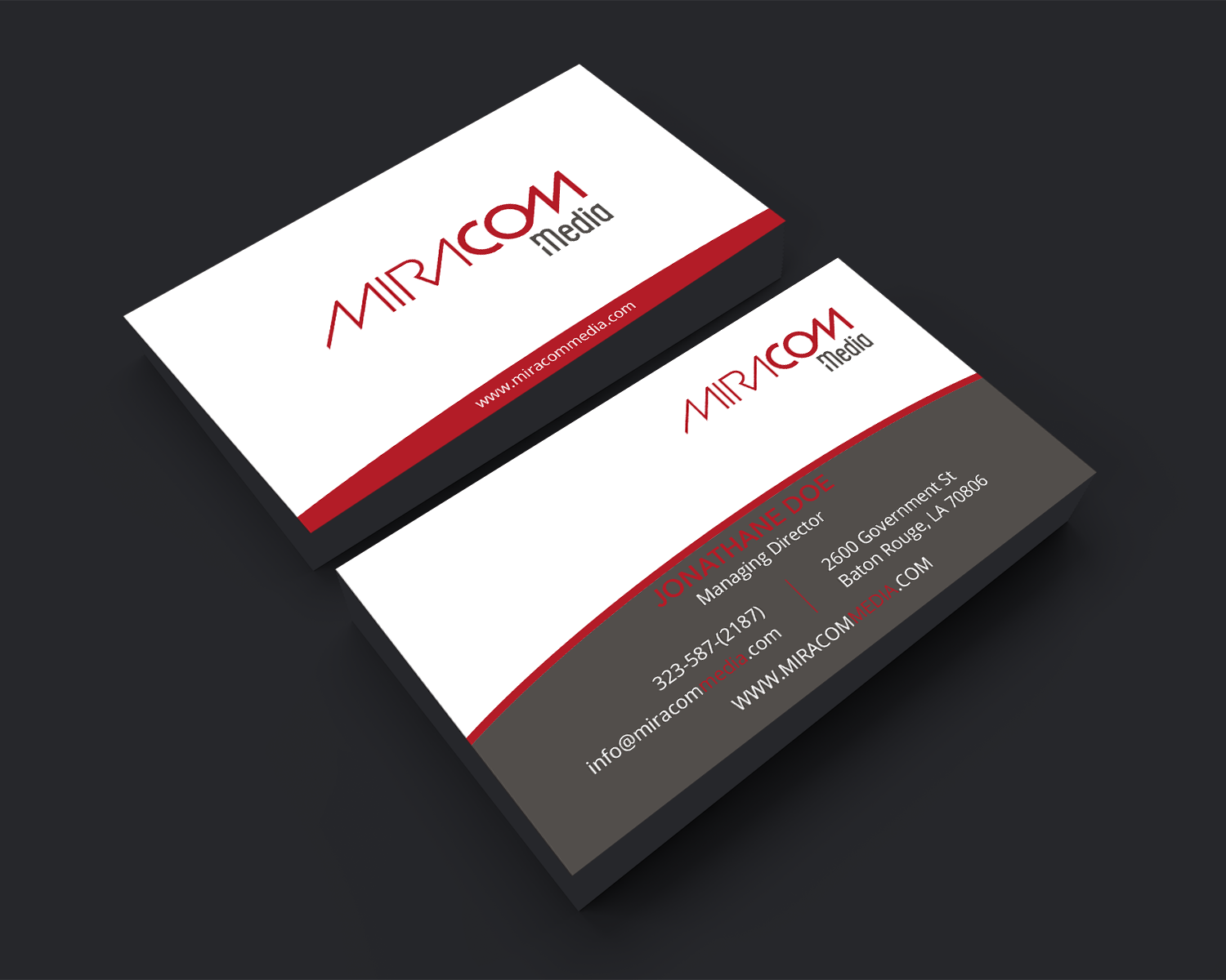 Diseño de Tarjeta de Presentación por HR KHAN para Open Circuit Television Producciones S.L. | Diseño #20384403