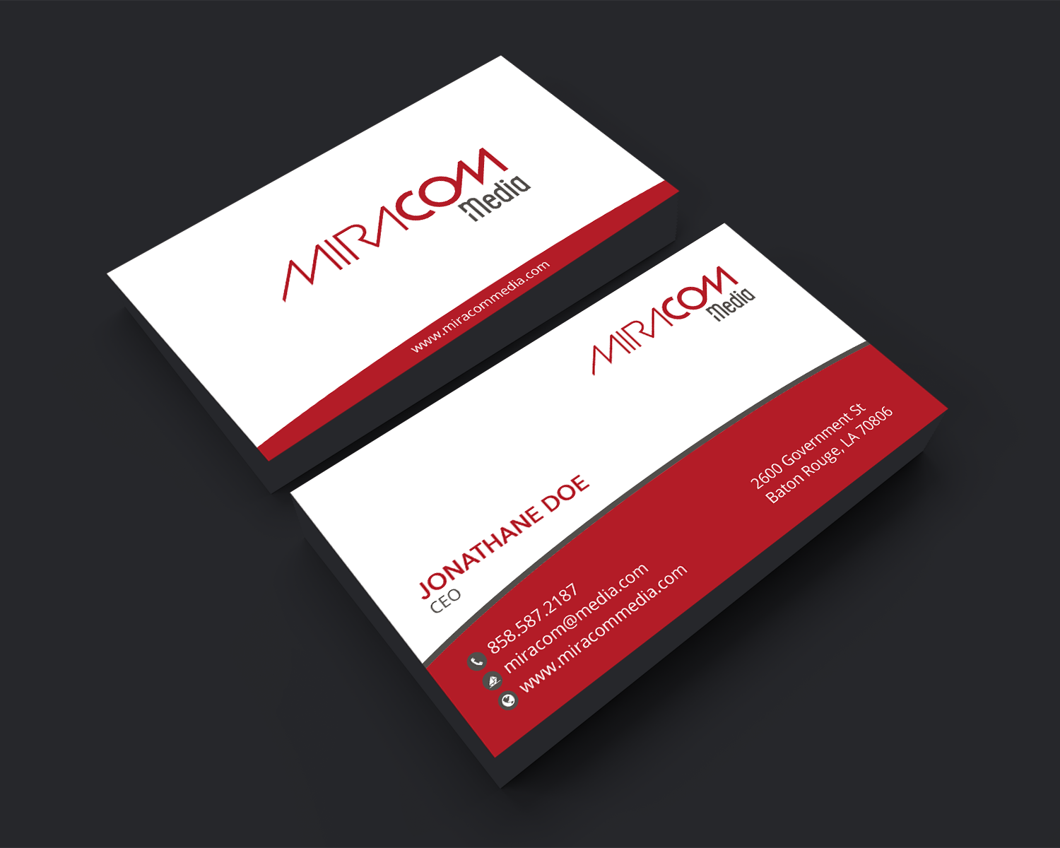 Diseño de Tarjeta de Presentación por HR KHAN para Open Circuit Television Producciones S.L. | Diseño #20384404