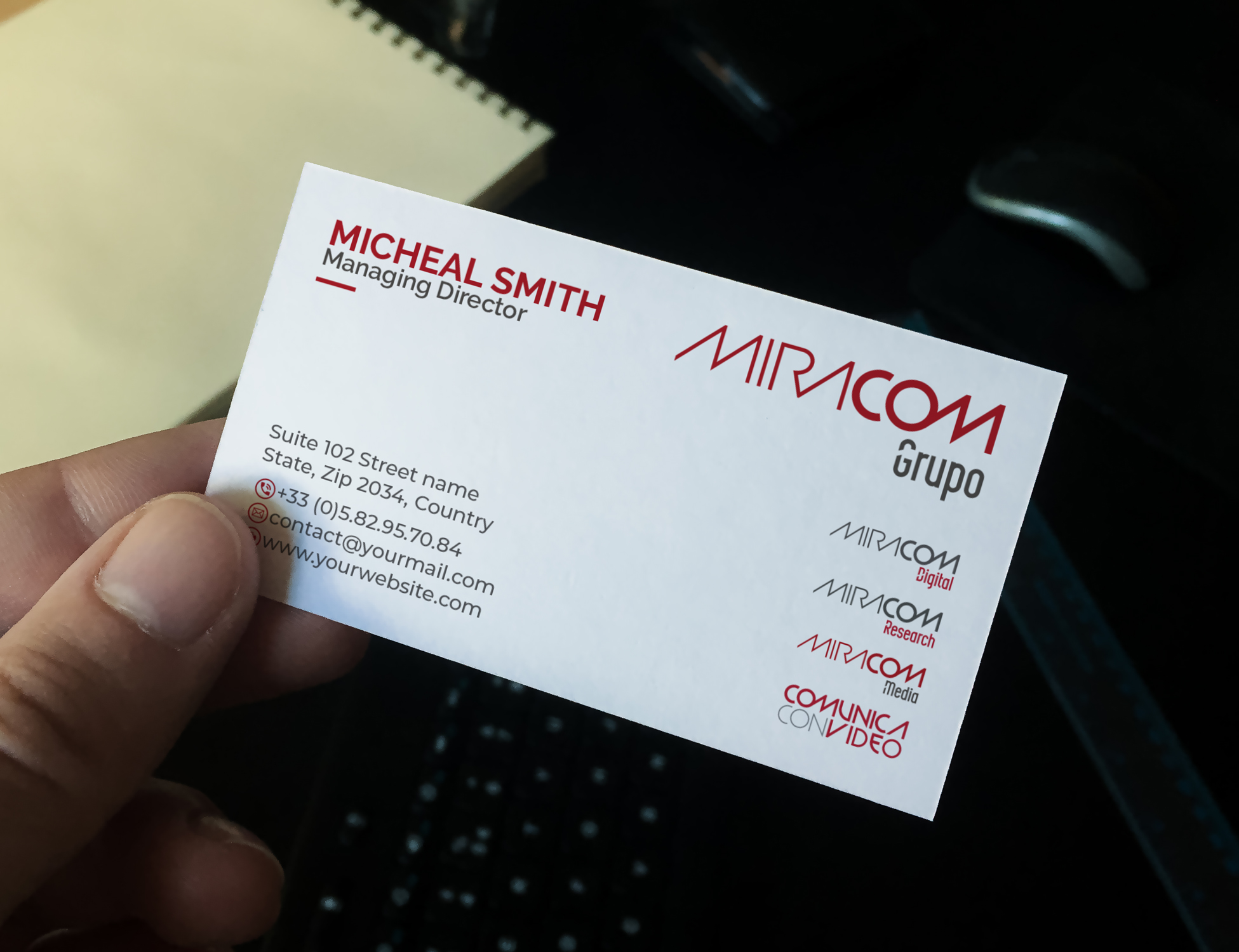 Diseño de Tarjeta de Presentación por R.design para Open Circuit Television Producciones S.L. | Diseño #20372006