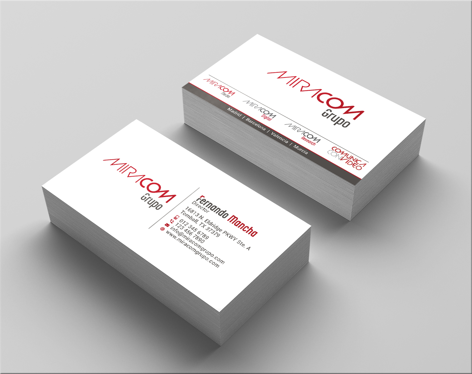 Diseño de Tarjeta de Presentación por Bold Pixels para Open Circuit Television Producciones S.L. | Diseño #20345061