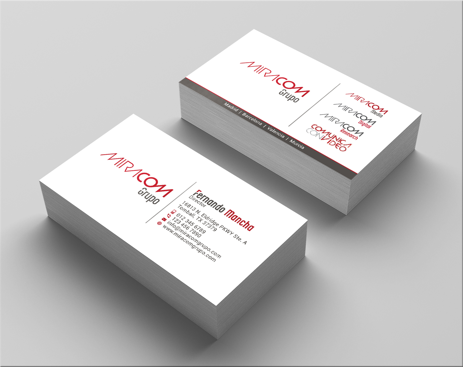 Diseño de Tarjeta de Presentación por Bold Pixels para Open Circuit Television Producciones S.L. | Diseño #20353444