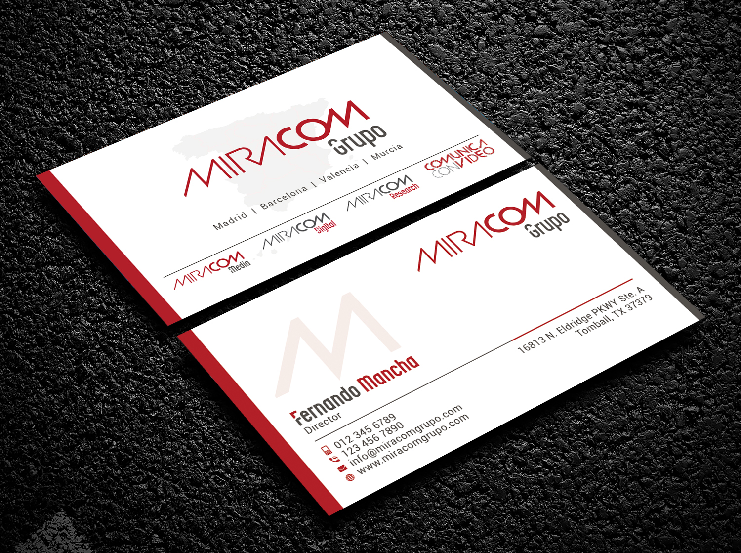 Diseño de Tarjeta de Presentación por Bold Pixels para Open Circuit Television Producciones S.L. | Diseño #20398813