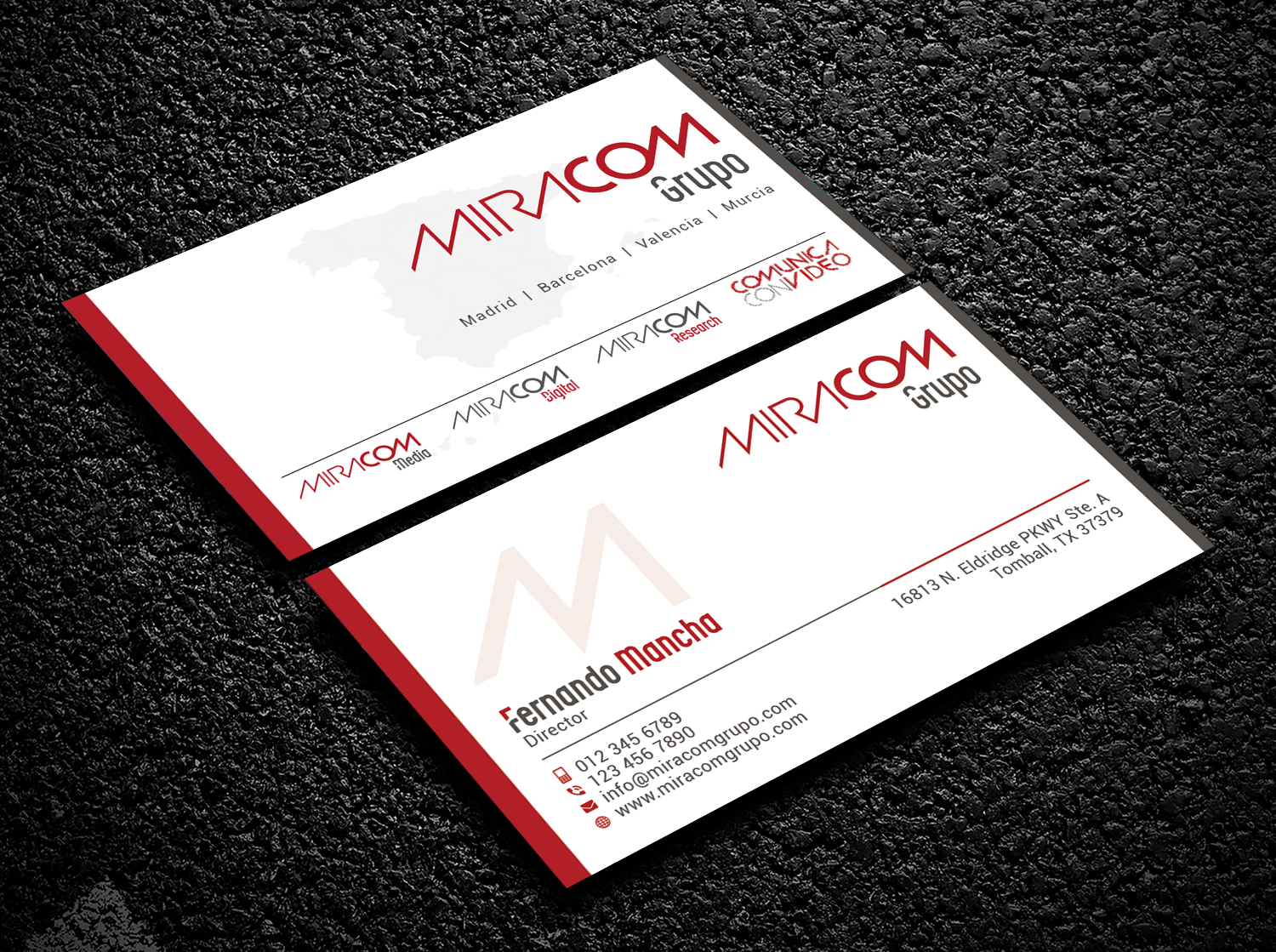 Diseño de Tarjeta de Presentación por Bold Pixels para Open Circuit Television Producciones S.L. | Diseño #20398900