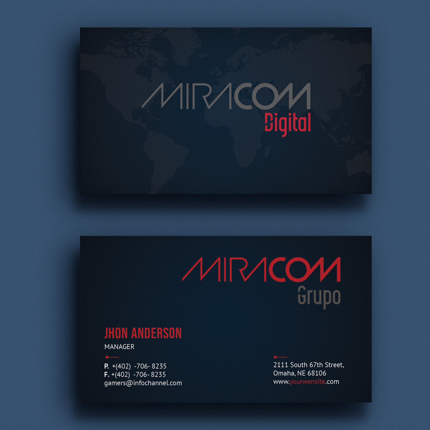 Diseño de Tarjeta de Presentación por Sujan4art para Open Circuit Television Producciones S.L. | Diseño #20359401