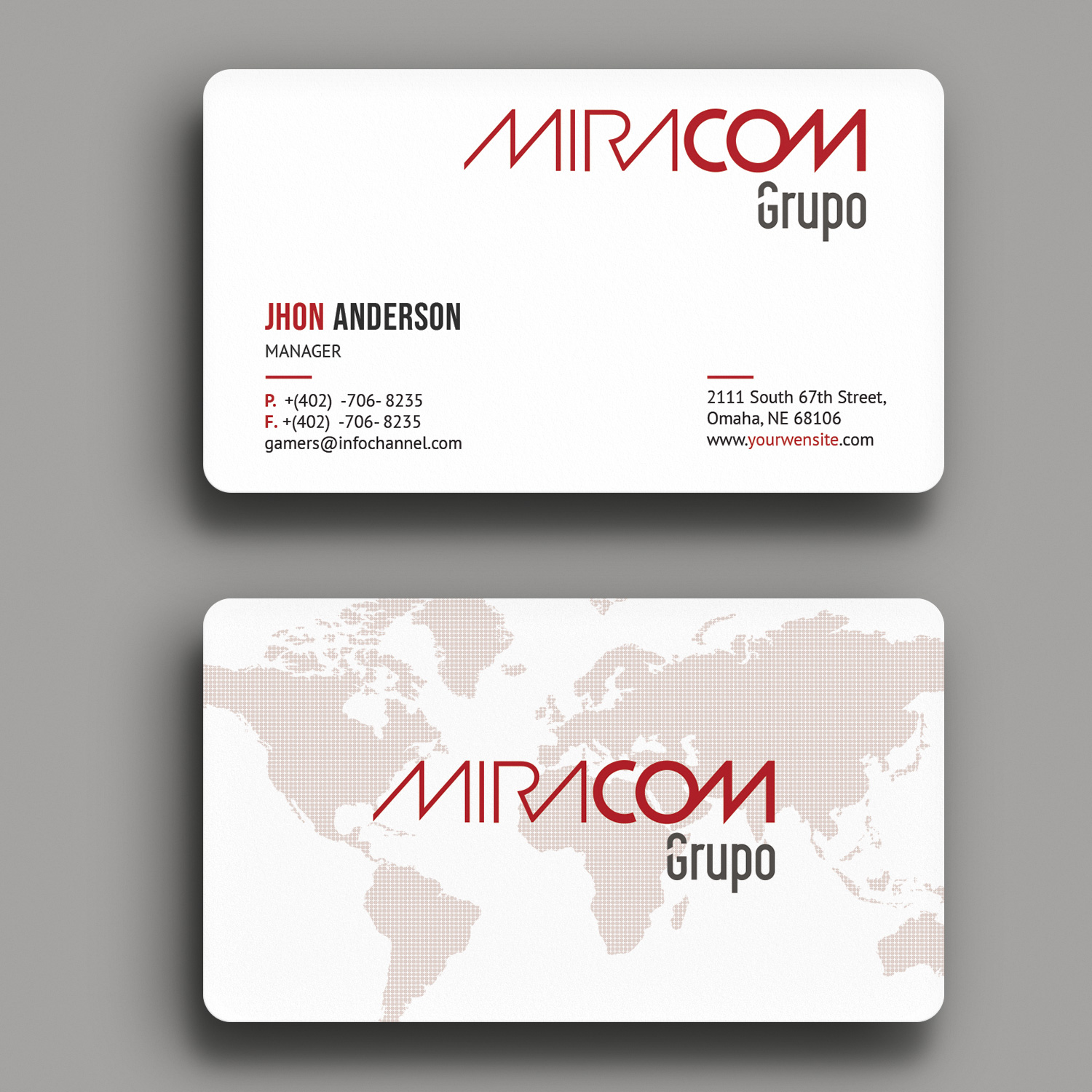 Diseño de Tarjeta de Presentación por Sujan4art para Open Circuit Television Producciones S.L. | Diseño #20393007