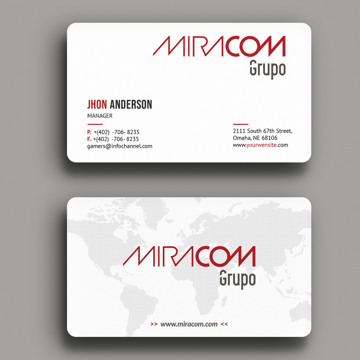 Diseño de Tarjeta de Presentación por Sujan4art para Open Circuit Television Producciones S.L. | Diseño #20393008