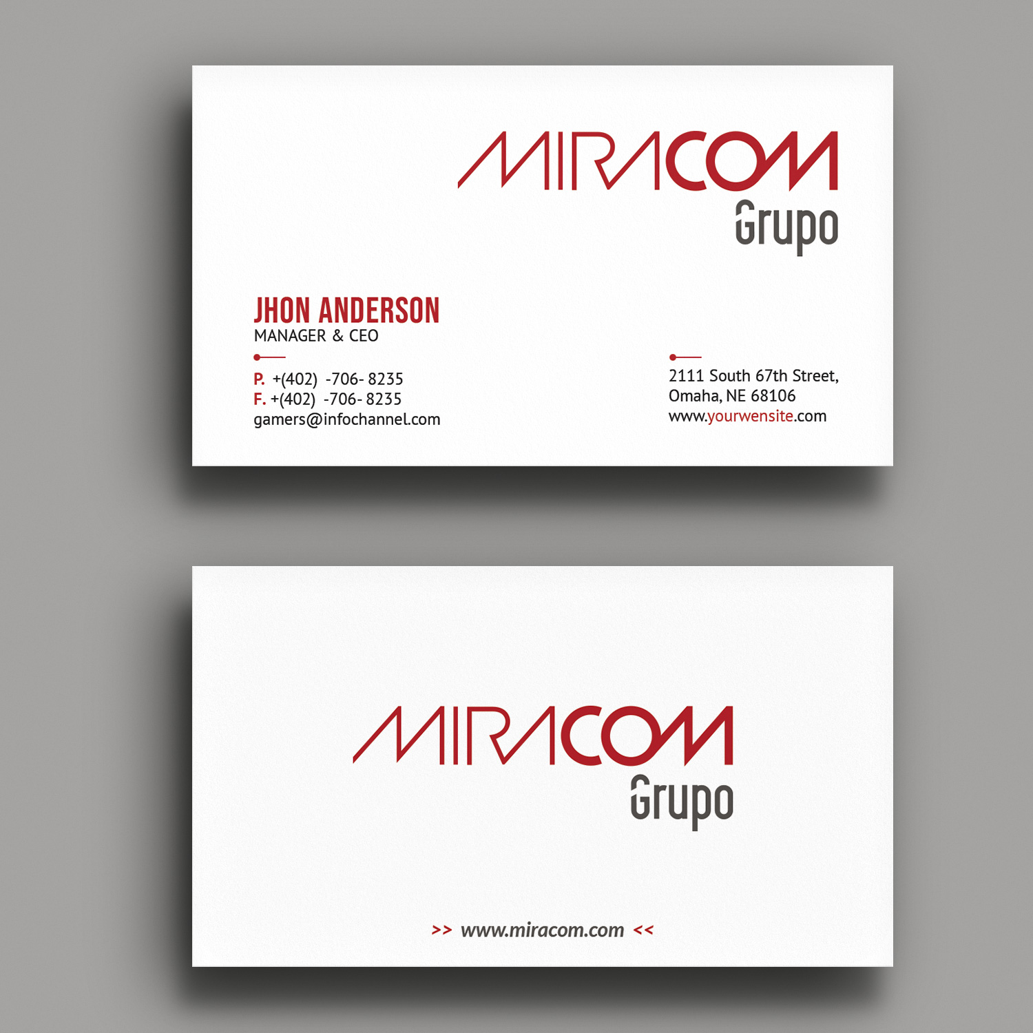 Diseño de Tarjeta de Presentación por Sujan4art para Open Circuit Television Producciones S.L. | Diseño #20393010