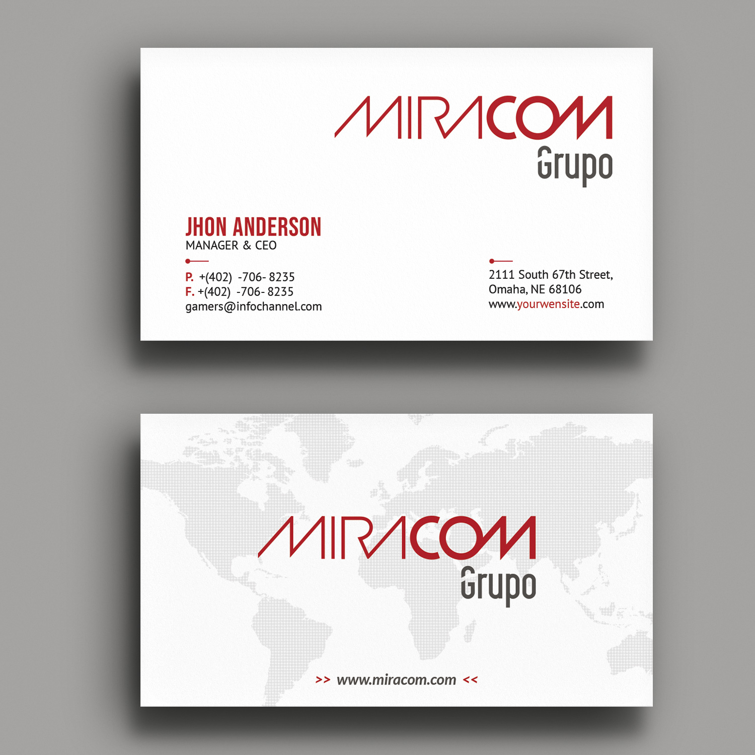 Diseño de Tarjeta de Presentación por Sujan4art para Open Circuit Television Producciones S.L. | Diseño #20393016