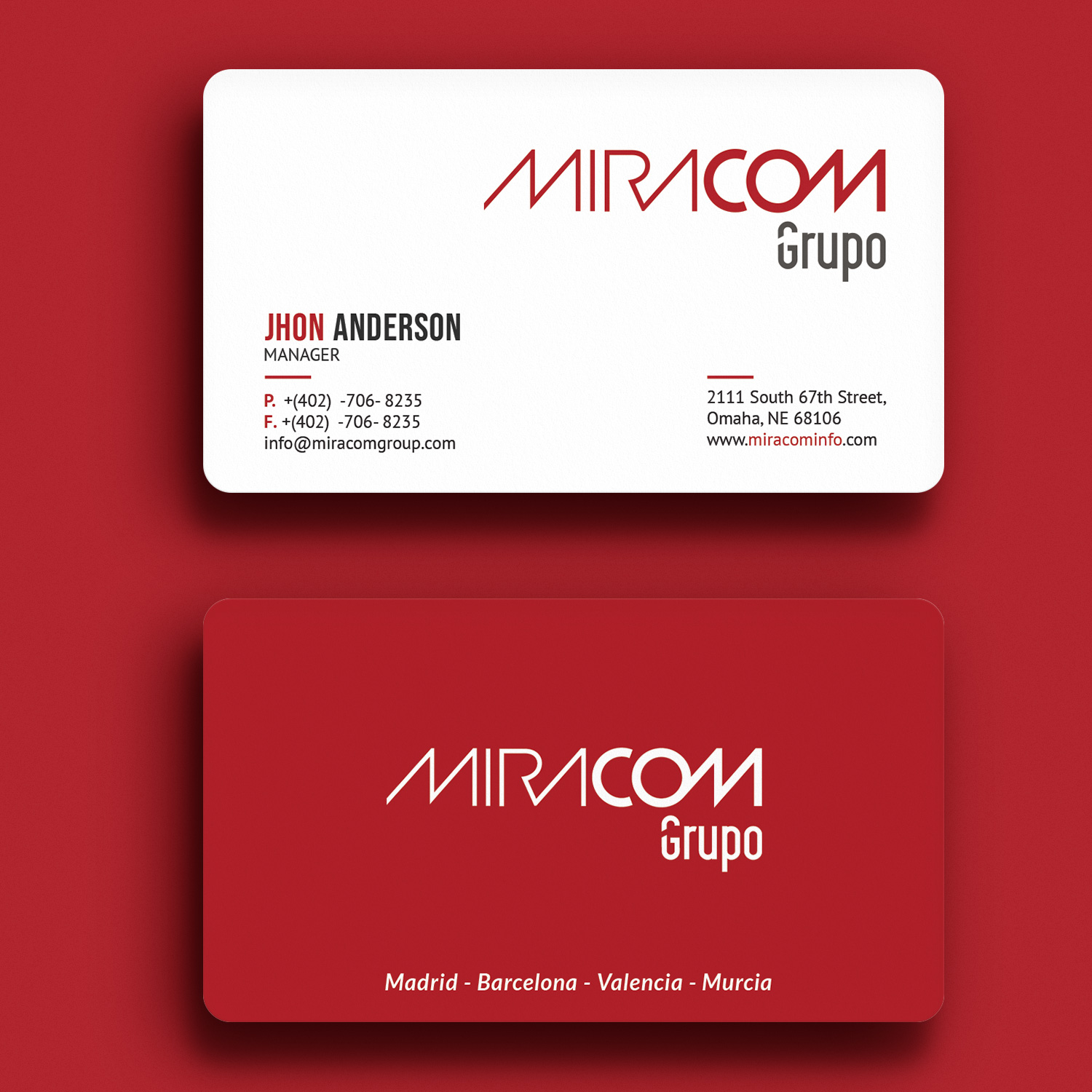 Diseño de Tarjeta de Presentación por Sujan4art para Open Circuit Television Producciones S.L. | Diseño #20393749