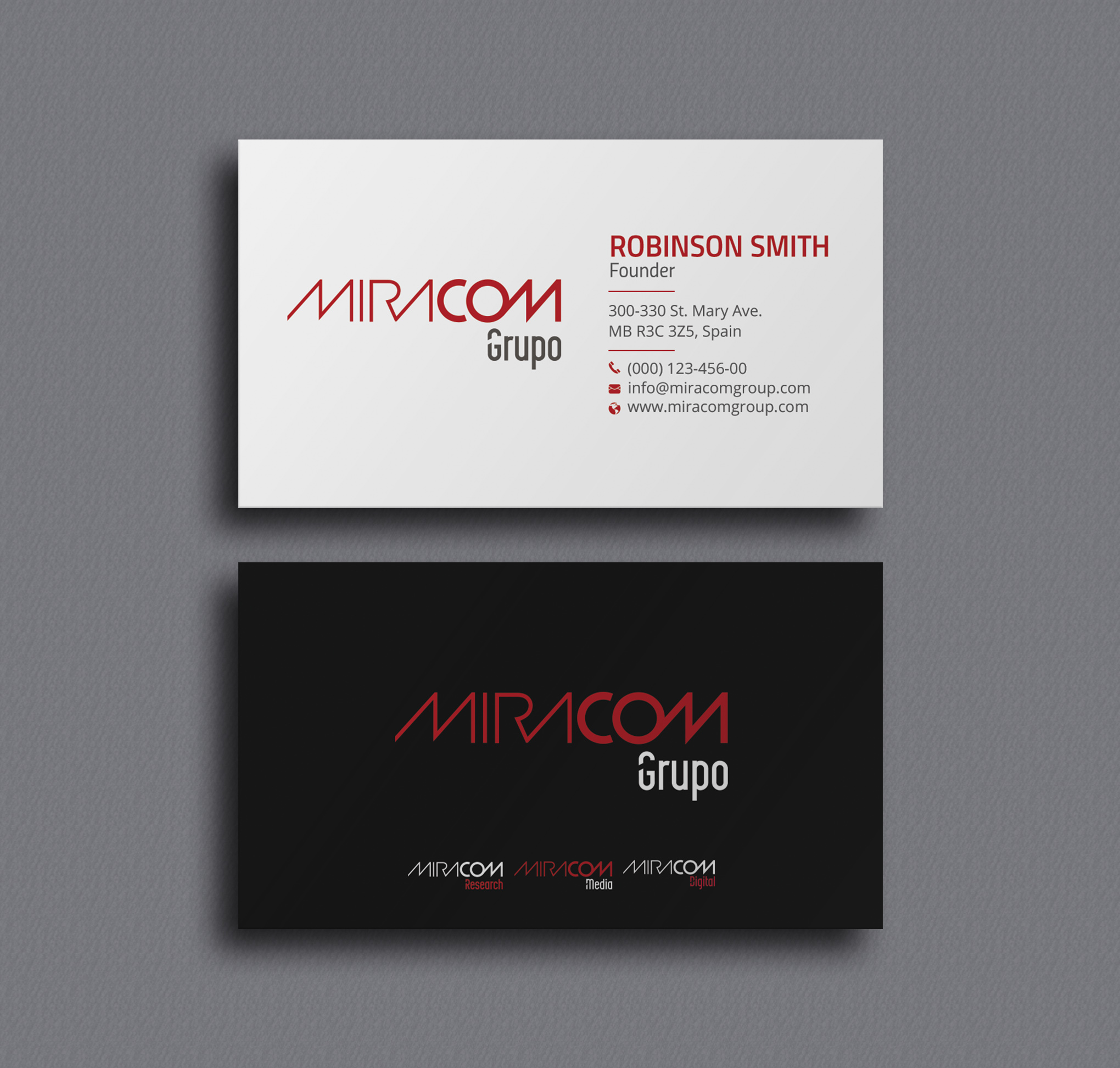 Diseño de Tarjeta de Presentación por Seerat Razzaki para Open Circuit Television Producciones S.L. | Diseño #20381749