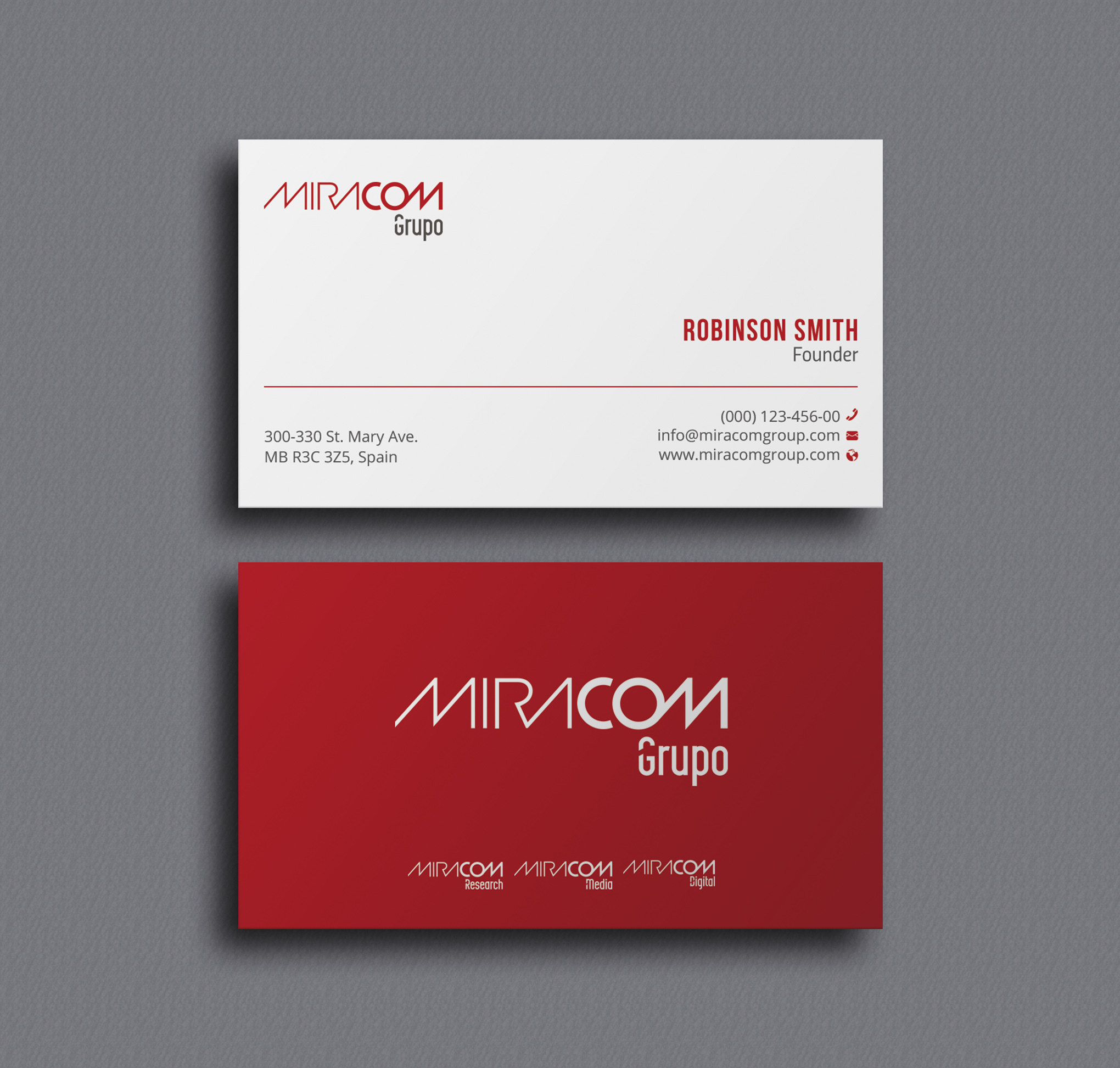 Business Card Design by Seerat Razzaki for Open Circuit Television Producciones S.L. | Design #20382356