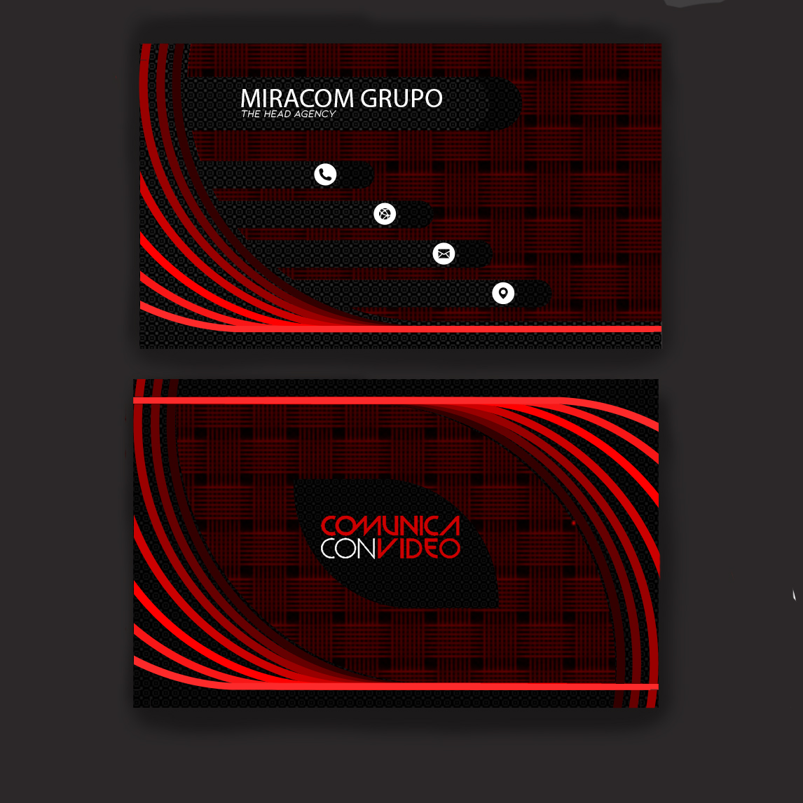 Diseño de Tarjeta de Presentación por ashraph elhaphyani 2 para Open Circuit Television Producciones S.L. | Diseño #20401413
