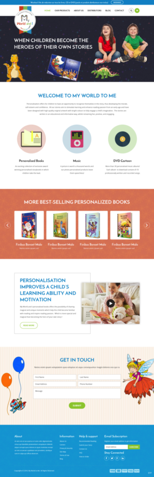 Web Design par pb pour Mon Monde a Moi | Design : #20354280