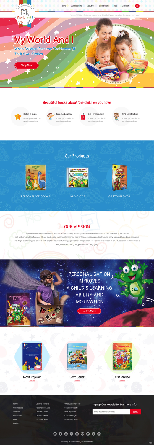 Web Design par pb pour Mon Monde a Moi | Design #20354284