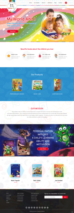Web Design par pb pour Mon Monde a Moi | Design : #20354284