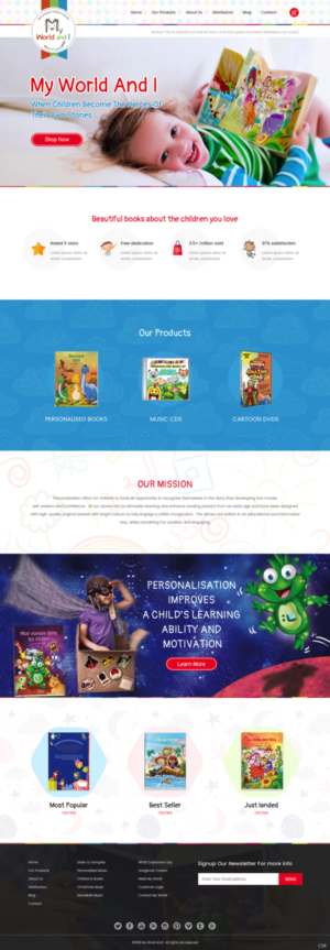 Web Design par pb pour Mon Monde a Moi | Design : #20354285