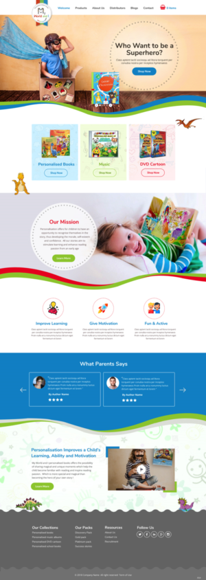 Web Design par pb pour Mon Monde a Moi | Design : #20354287
