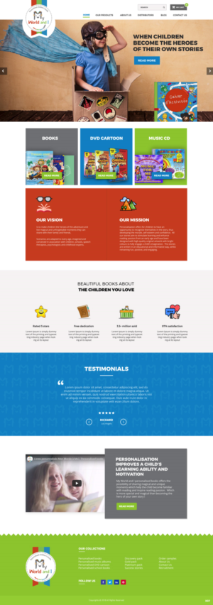 Web Design par pb pour Mon Monde a Moi | Design : #20354289