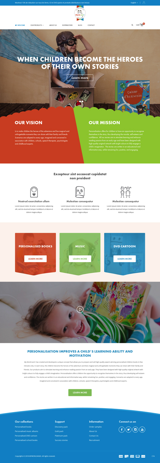 Diseño Web por pb para Mon Monde a Moi | Diseño #20362501