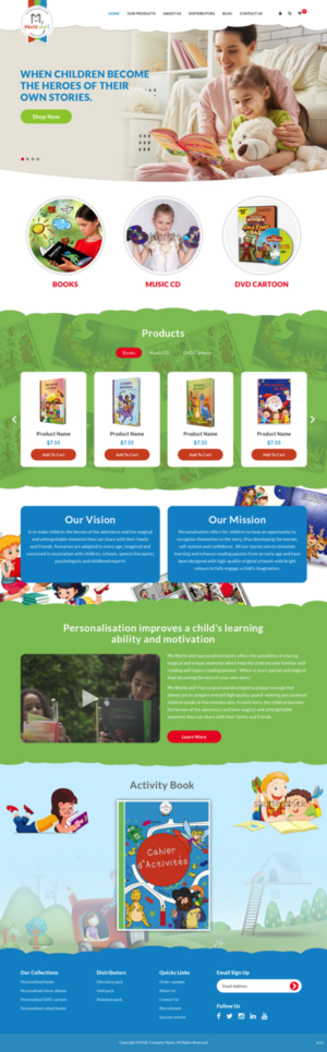 Web Design par pb pour Mon Monde a Moi | Design : #20362504