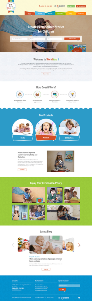 Web Design par Ved Web Services pour Mon Monde a Moi | Design : #20352868
