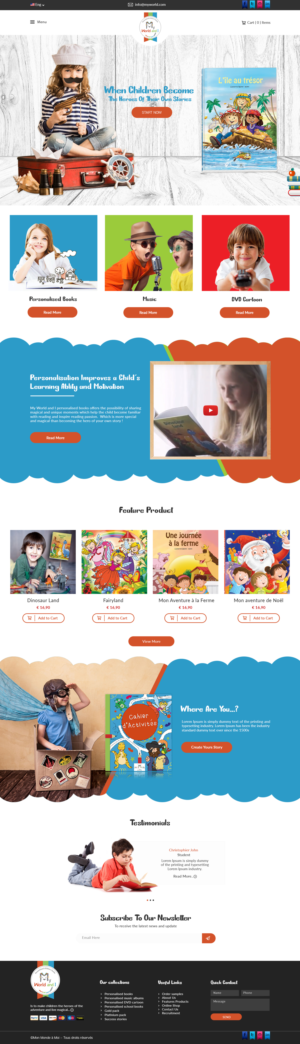 Web Design by bdesigner9 for Mon Monde a Moi | Design #20368465