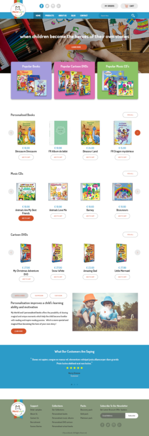 Web Design par Ubaidwani pour Mon Monde a Moi | Design : #20373543