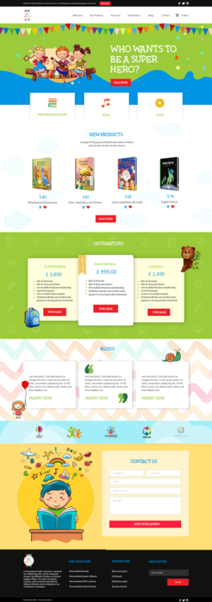 Web Design par Whipple Web Design pour Mon Monde a Moi | Design : #20382907