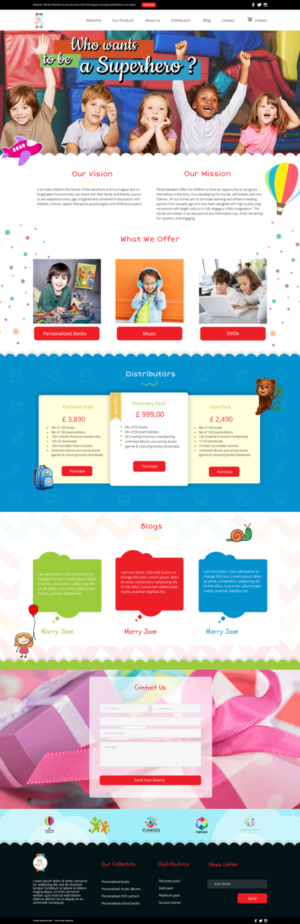 Web Design par Whipple Web Design pour Mon Monde a Moi | Design : #20382922