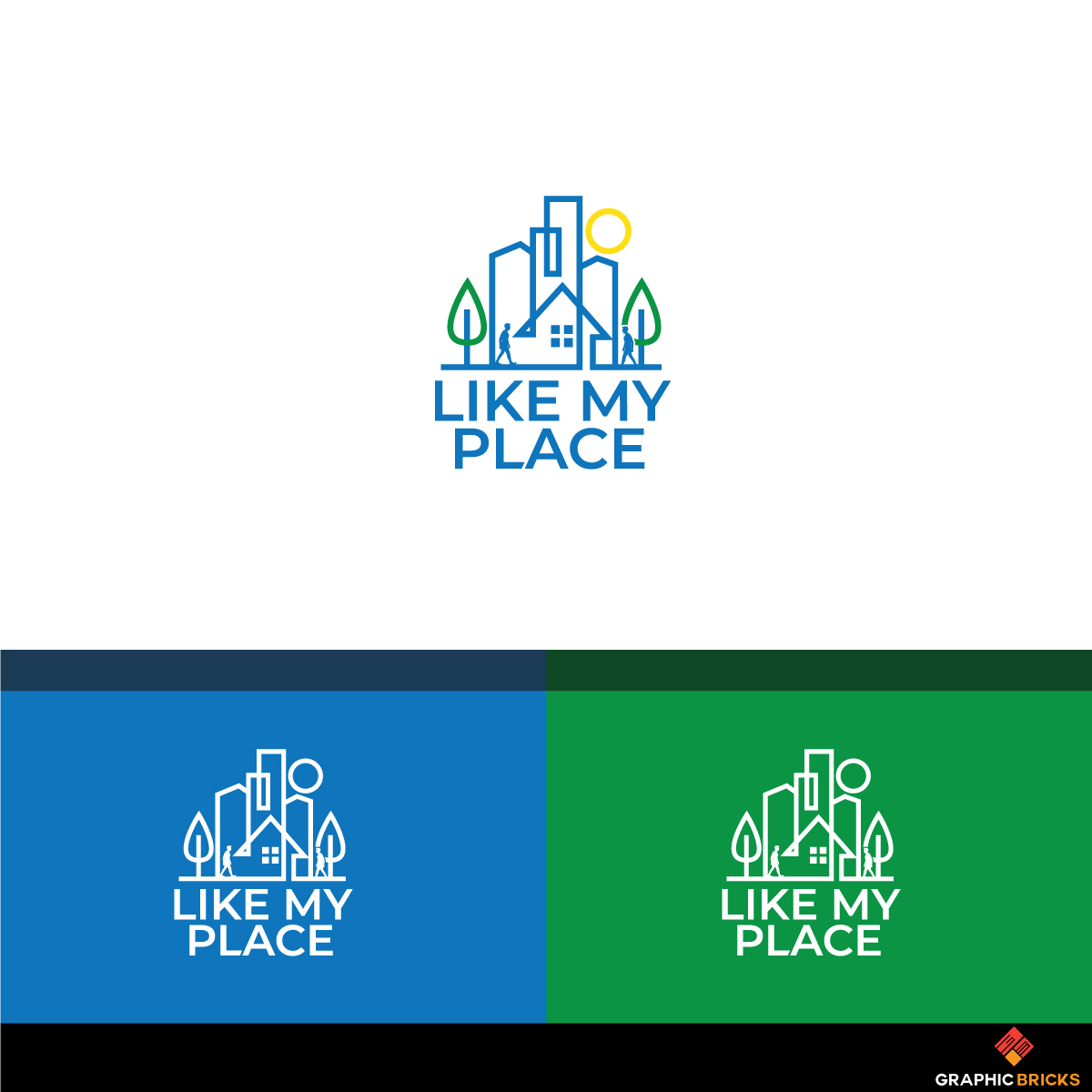 Logo-Design von Graphic Bricks für Alpinhome Immobilien KG | Design: #20360108