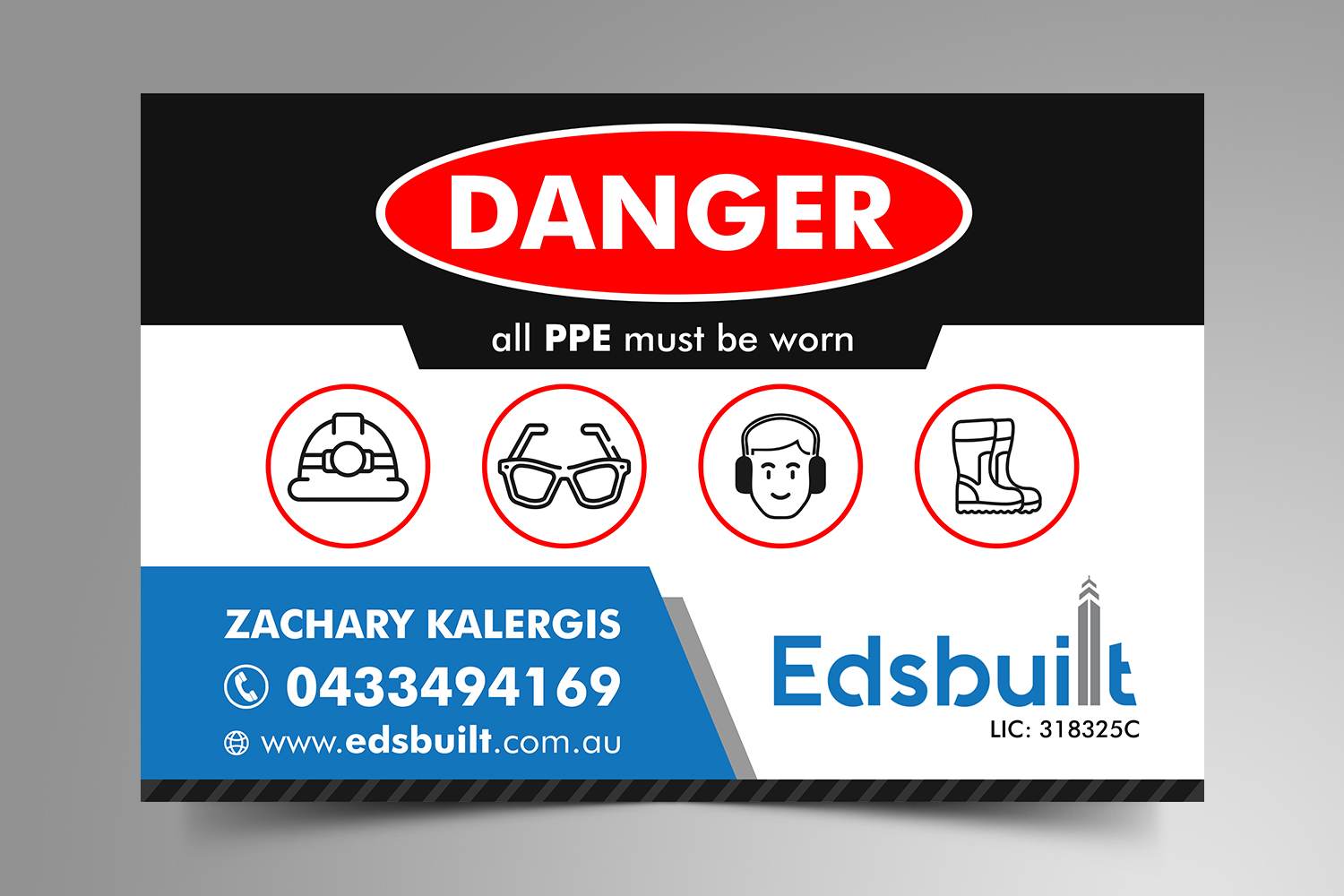 Signage Design by ecorokerz for Edsbuilt pty ltd | Design #20360426