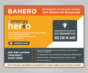 Create a Flyer for switching service Energy Hero based on content & style provided | Diseño de Flyer por HamzaMalik