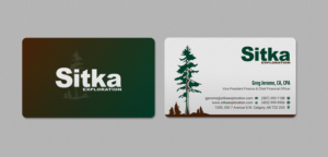 Business Card Design by INDIAN_Ashok for Wine Club - Sitka Exploration Ltd. | Design: #20351409